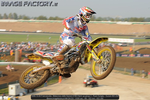 2009-10-04 Franciacorta - Motocross delle Nazioni 0789 Warm up group 2 - Ryan Dungey - Suzuki 450 USA